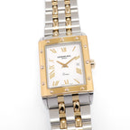 Raymond Weil Tango 5381 Men's 28mm White Dial 18k Gold Plated 5381-STP-00308