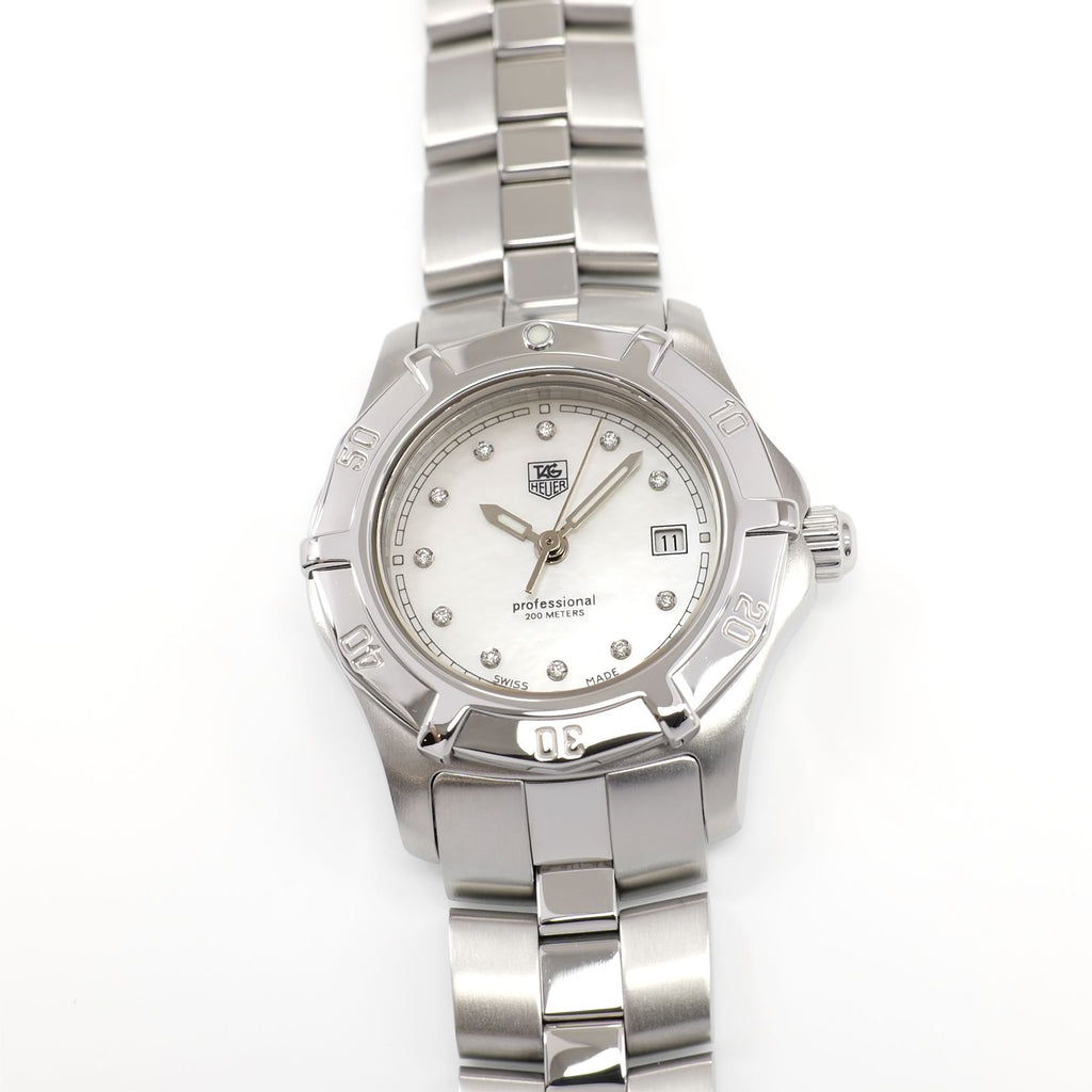 TAG Heuer Exclusive WN131H Ladies 29mm White Mother of Pearl & Diamonds 2000