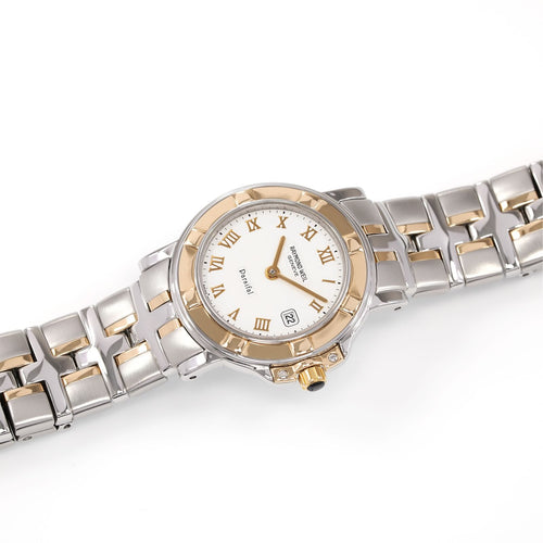 Raymond Weil Parsifal Ladies White Roman Numeral Two Tone 18k Gold 9430-STG-00300 watch