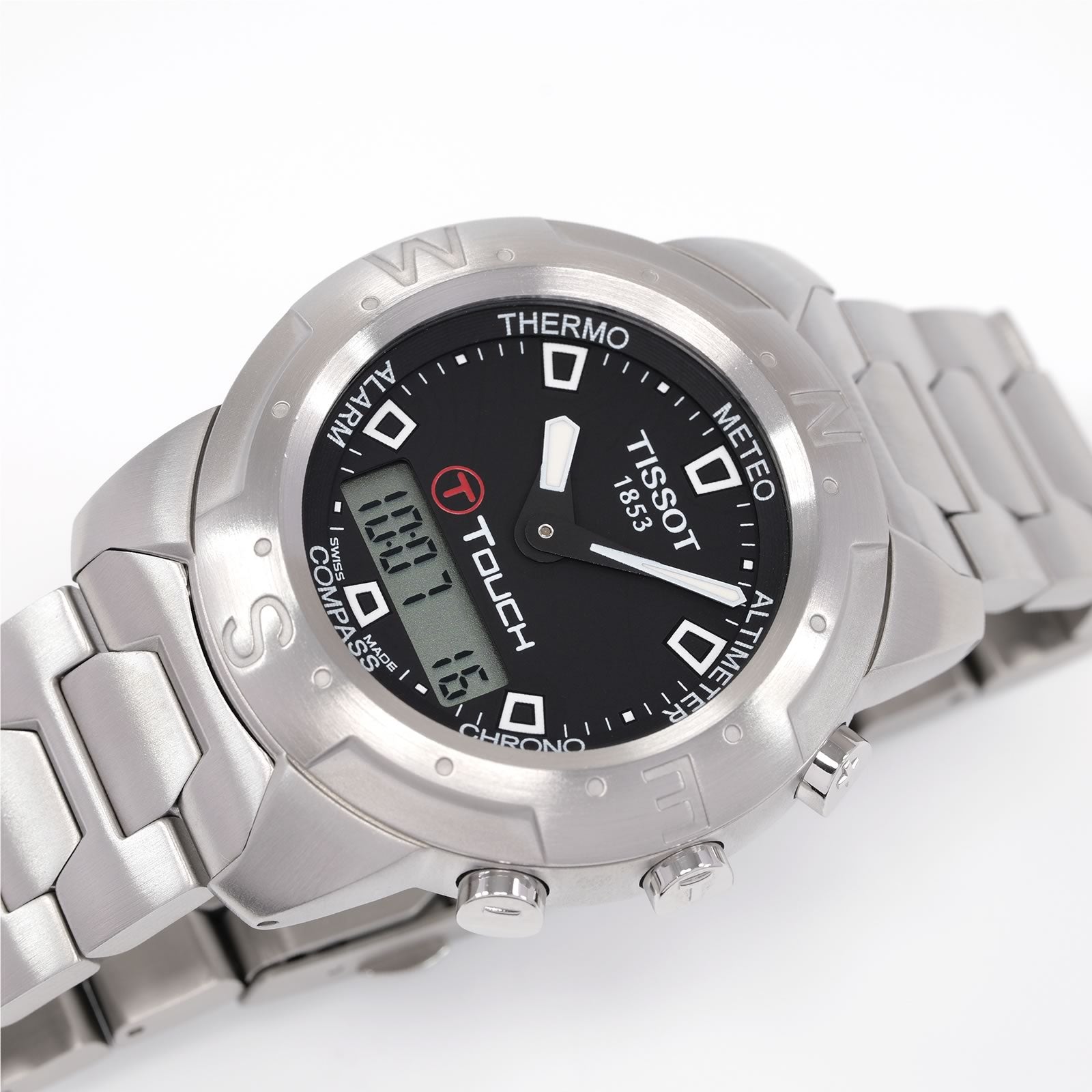 Tissot T-Touch Z251/351-1 Black Dial Touch Screen Stainless Steel watch T33.1.488.51 