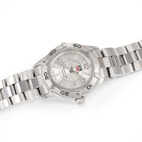 TAG Heuer Aquaracer Silver Sunburst Dial WAF1412.BA0823 ladies watch