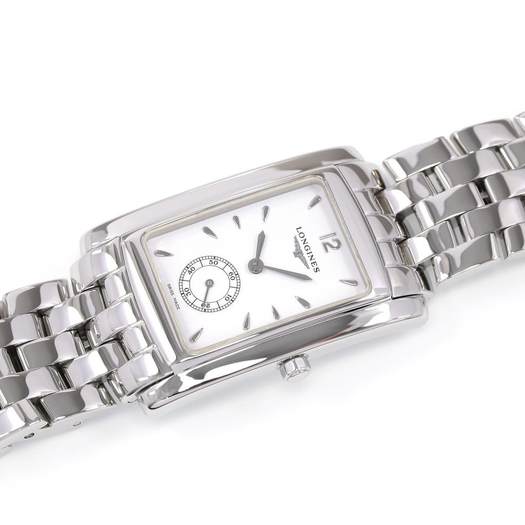 Longines DolceVita Men's White Dial Rectangular watch L5.655.4.16.6