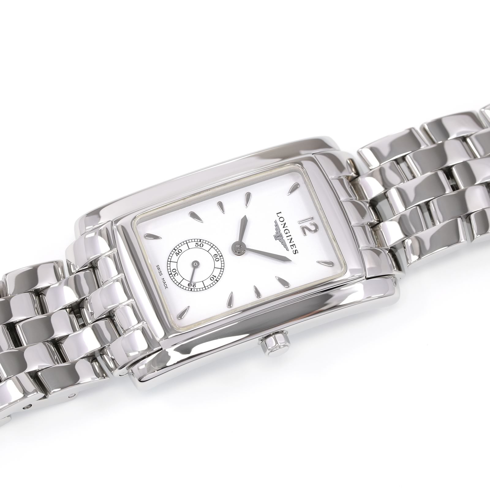 Longines DolceVita Men's White Dial Rectangular watch L5.655.4.16.6