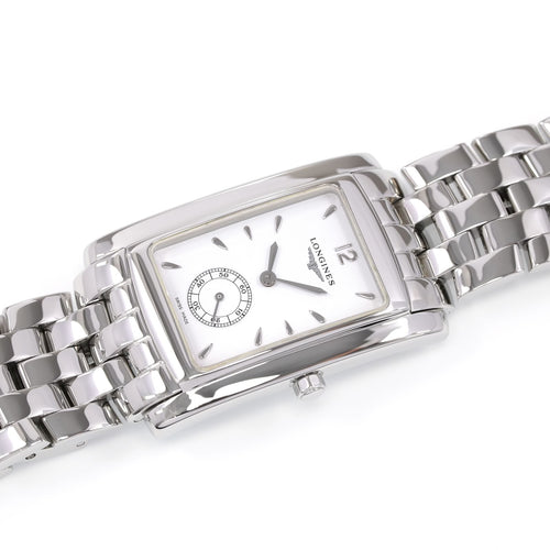 Longines DolceVita Men's White Dial Rectangular watch L5.655.4.16.6