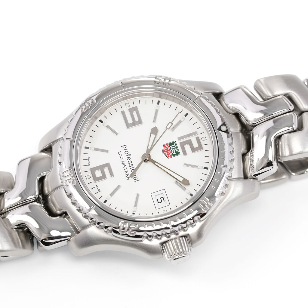 TAG Heuer Link White Dial Full Size Quarter Arabic dial watch WT1114.BA0551