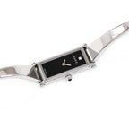 Gucci 1500L Black 1 Diamond Dial Stainless Steel Bangle Watch
