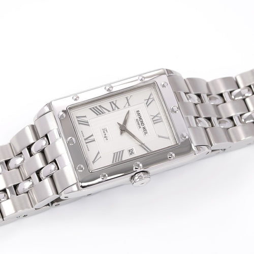 Raymond Weil Tango Silver Roman Numeral Tank 5381-ST-00658 Men's watch