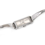 Gucci G-Line Silver Rectangular Dial Bangle watch YA109523