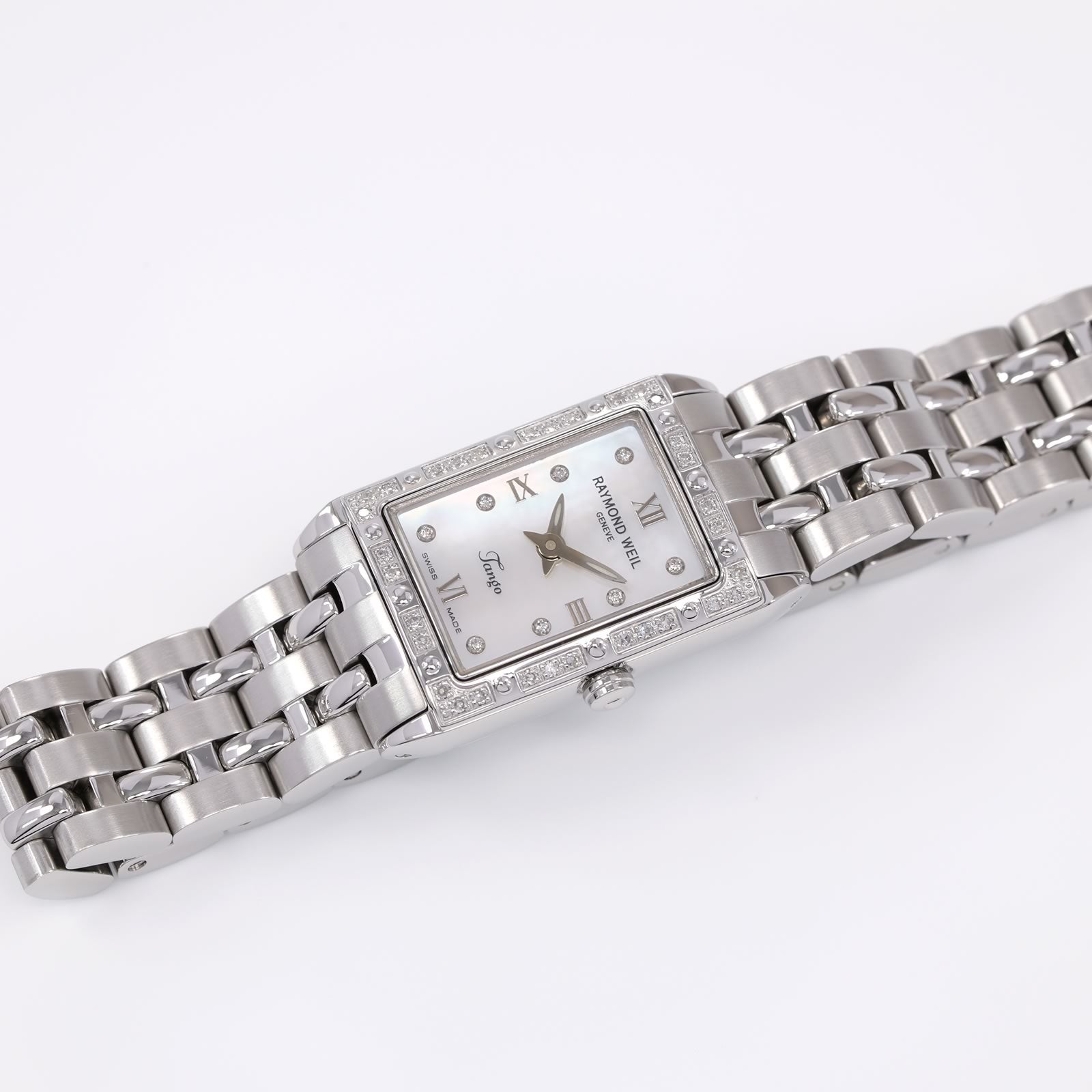 Raymond Weil Tango Ladies White Mother of Pearl & 40 Diamonds 5971-STS-00995