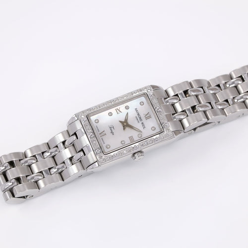 Raymond Weil Tango Ladies White Mother of Pearl & 40 Diamonds 5971-STS-00995
