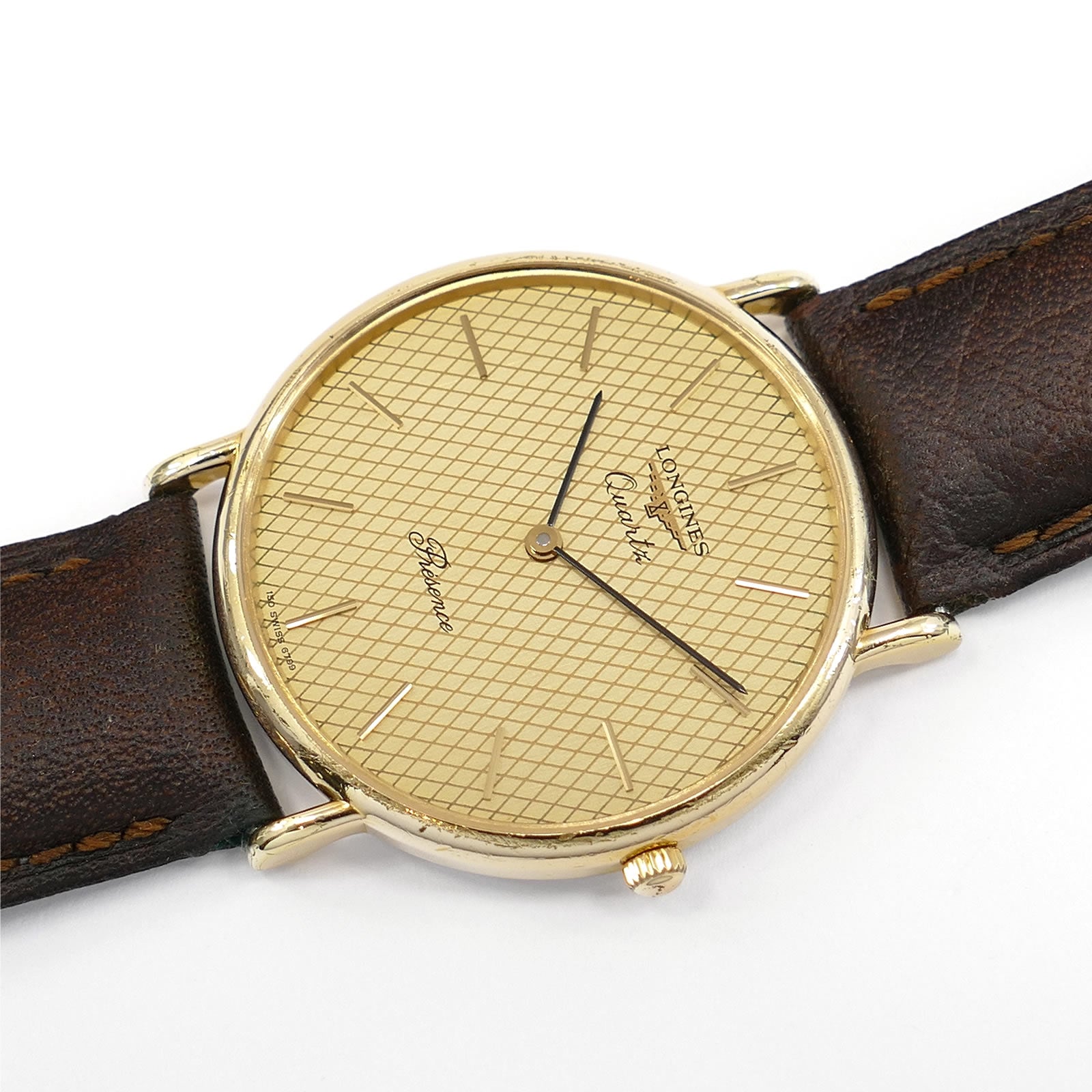 Longines Présence 18k Gold Plated Champagne dial