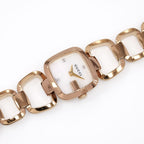 Gucci Rose Gold 125.5 White Mother of Pearl 3 Diamond Dial G-Gucci watch