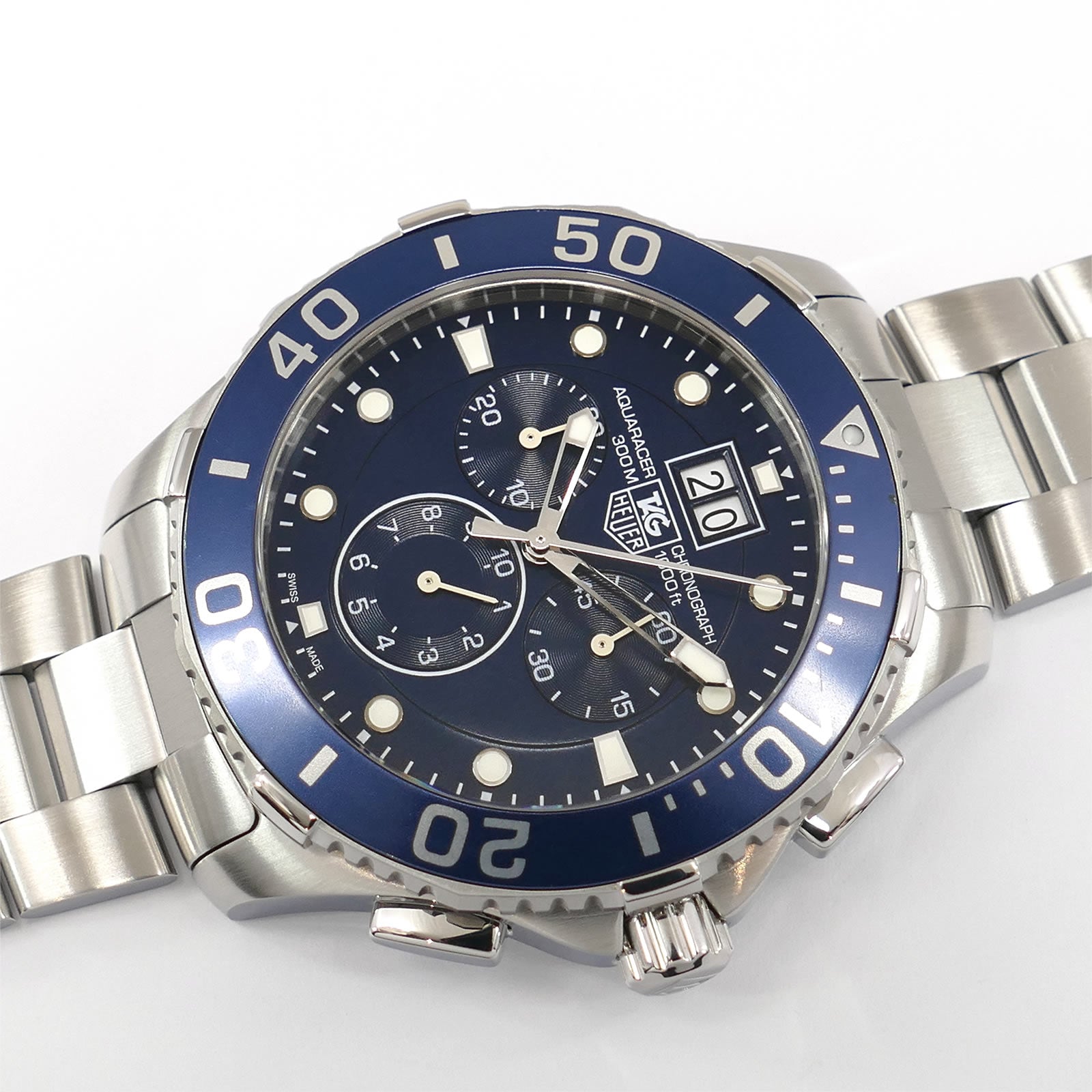 TAG Heuer Aquaracer 300M Chronograph CAN1011 Blue dial