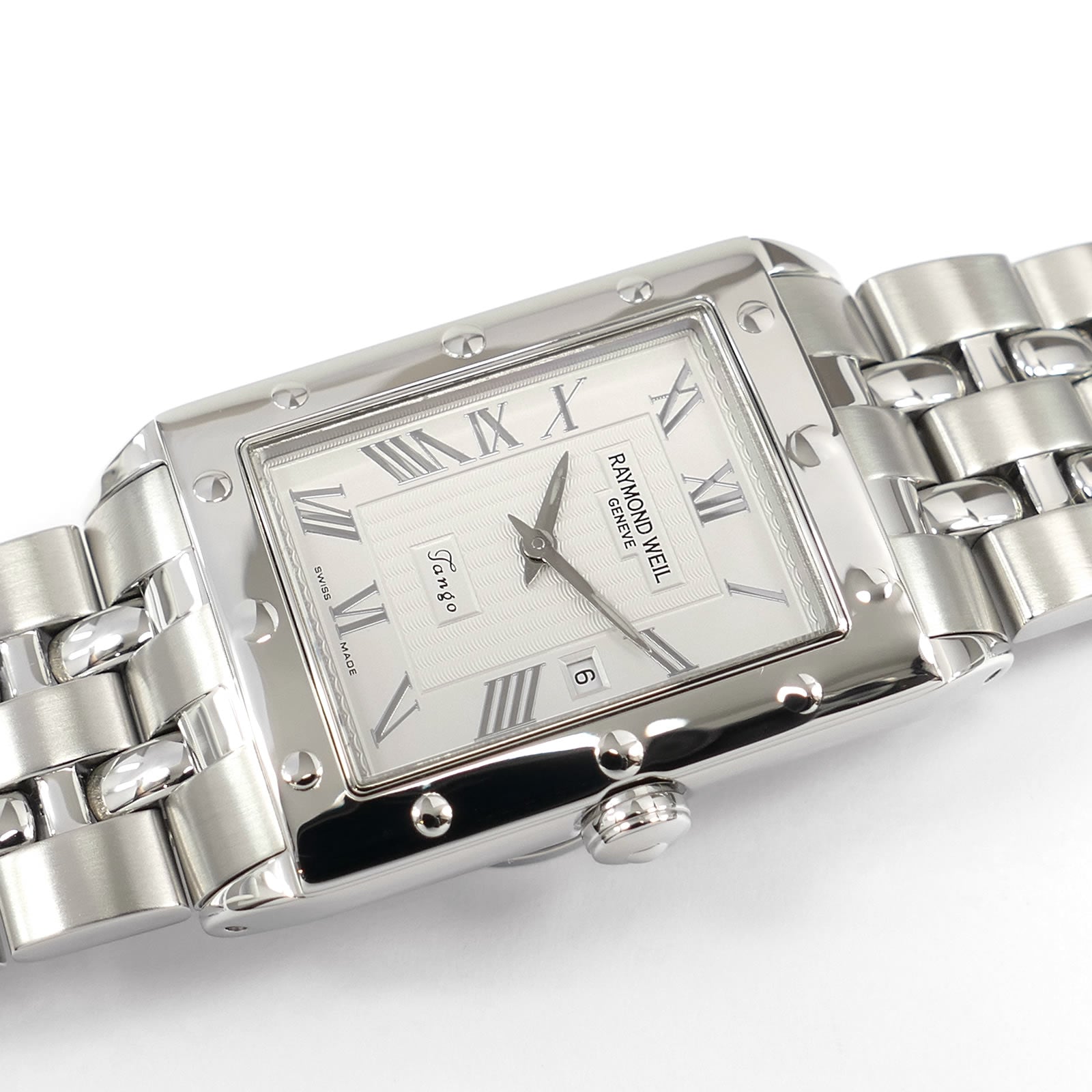Raymond Weil Tango 5381 Silver Roman Numeral dial