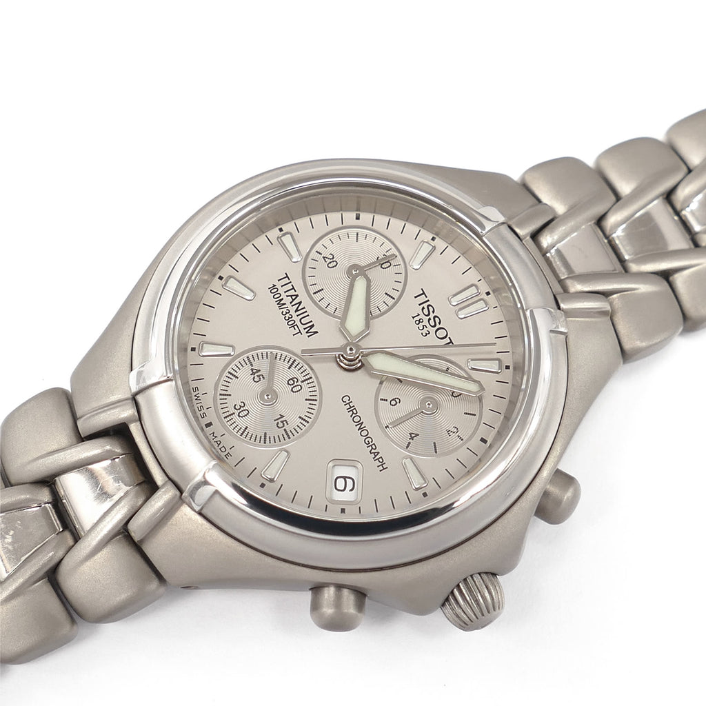Tissot Titanium T645P Chronograph Grey Dial