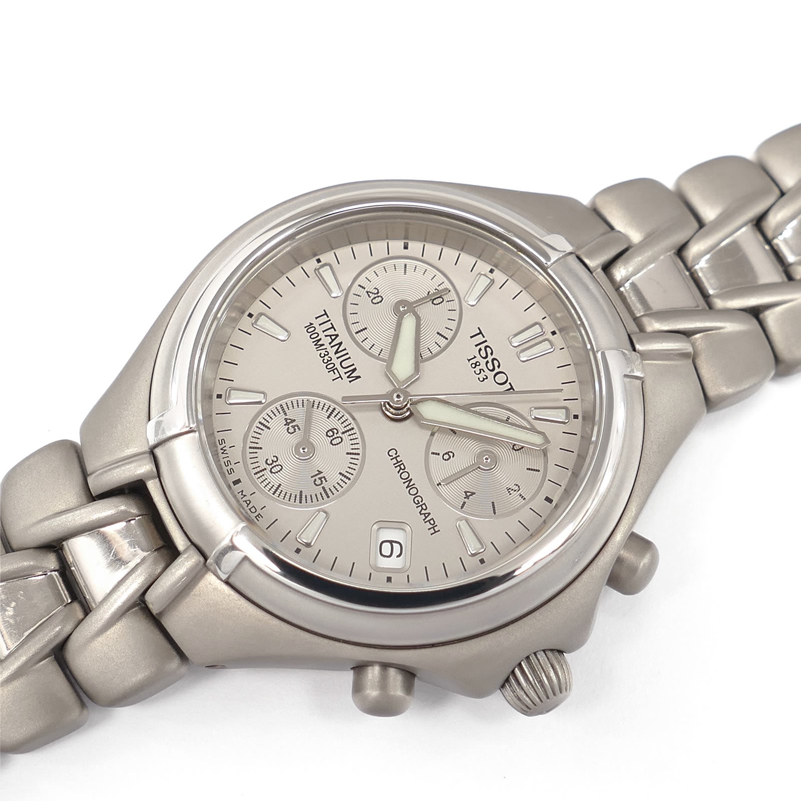 Tissot Titanium T645P Chronograph Grey Dial