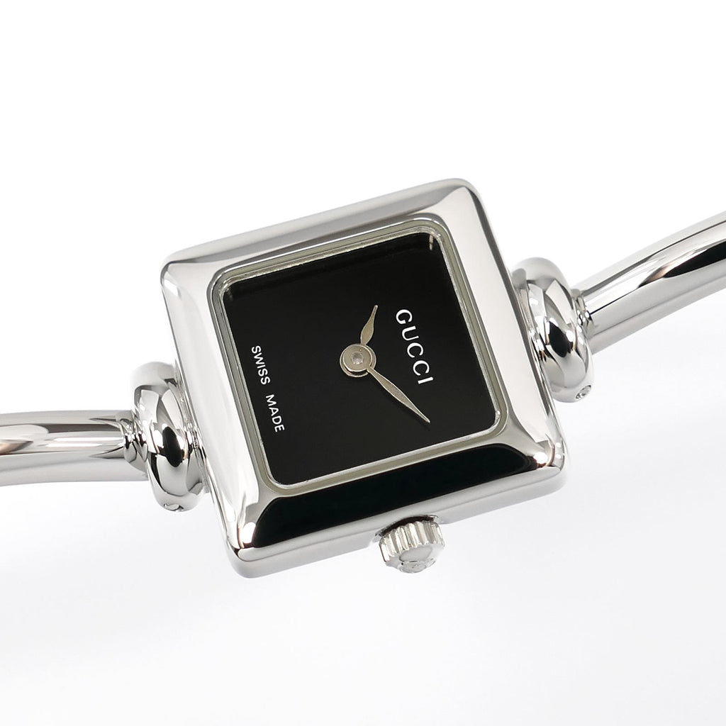 Gucci 1900L Black Dial Square Watch