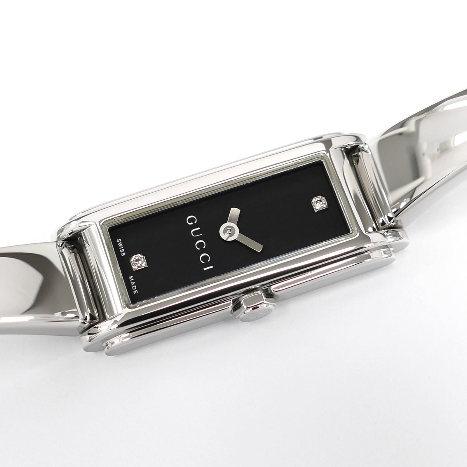 Gucci G-Line 109 Black Rectangular Dial YA109518