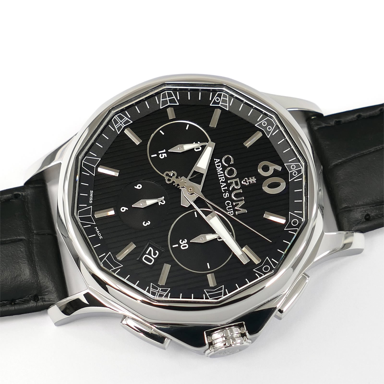 Corum Admiral's Cup Legend 01.0096 Black Chronograph Automatic