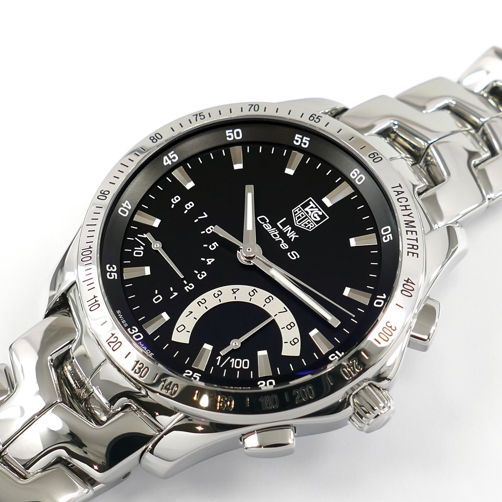 TAG Heuer Link Calibre S CJF7112 Black Chronograph