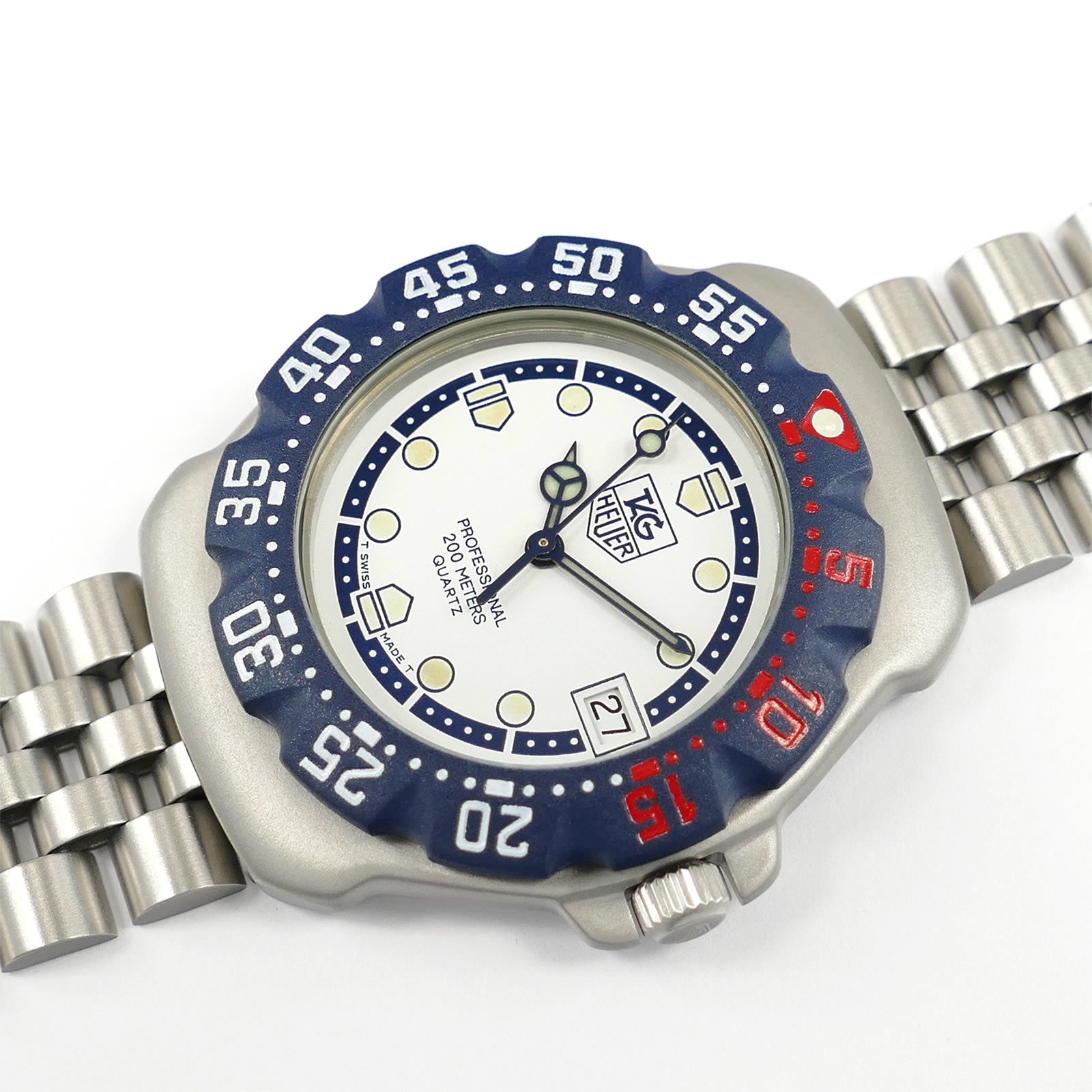 TAG Heuer Formula 1 WA1219 White & Blue dial