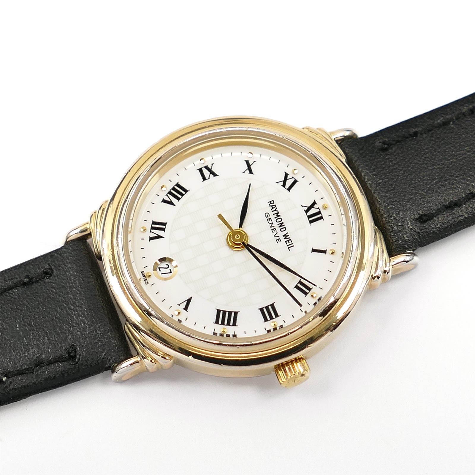 電池切れ】RAYMOND WEIL レイモンド ウェイル 5331 ゴールド文字盤 