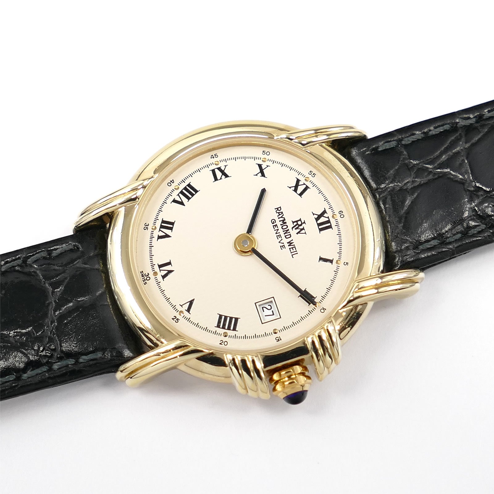 Raymond Weil Vintage 9955 Cream Roman Numeral Dial