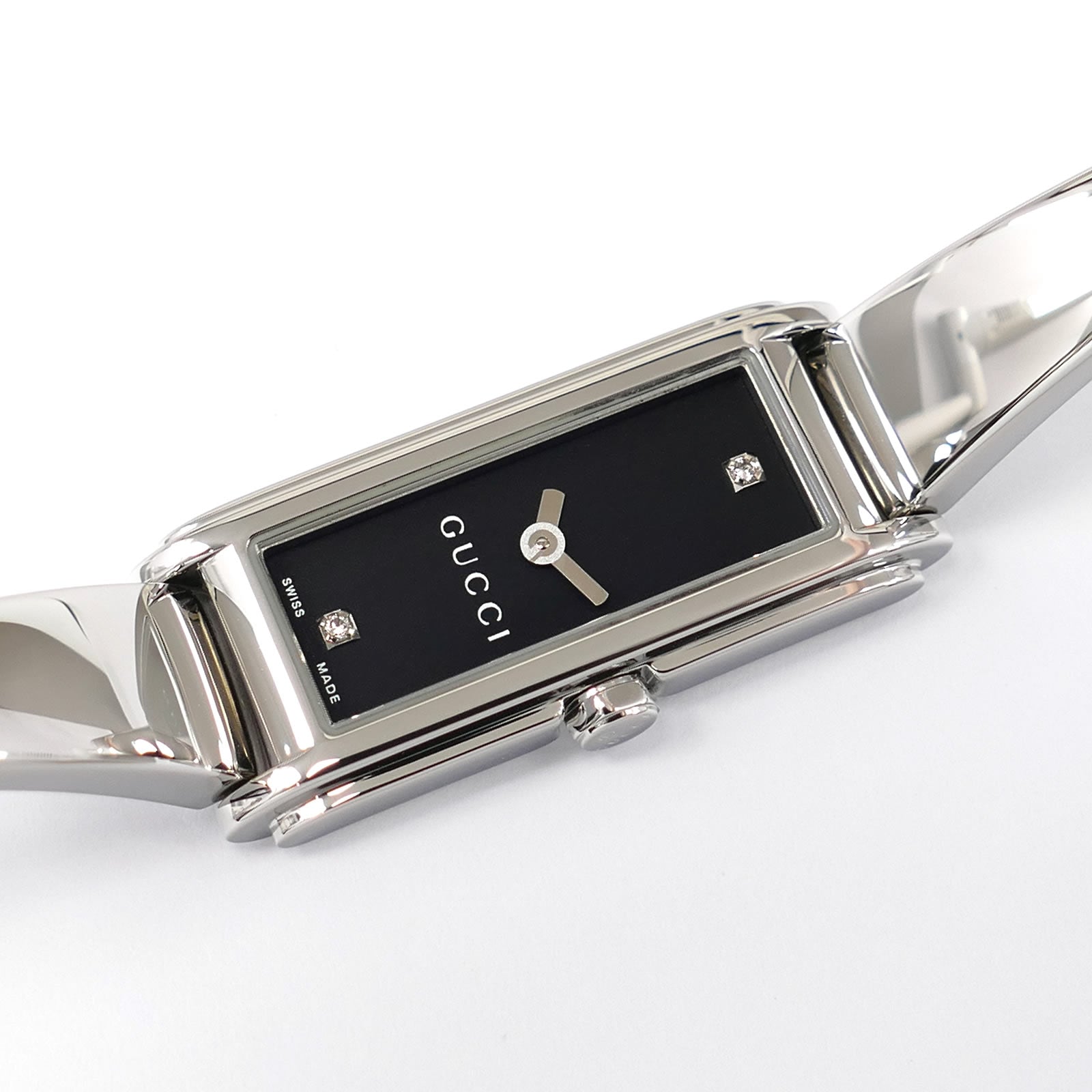 Gucci G-Line 109 Black Rectangular Dial YA109518