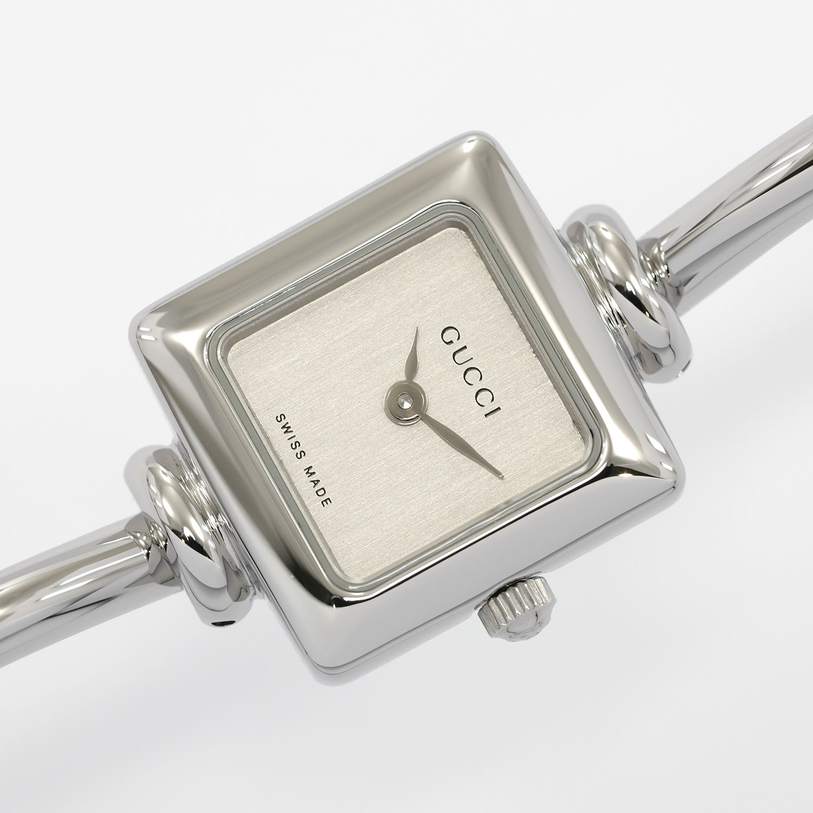 Gucci 1900L Silver Dial Square