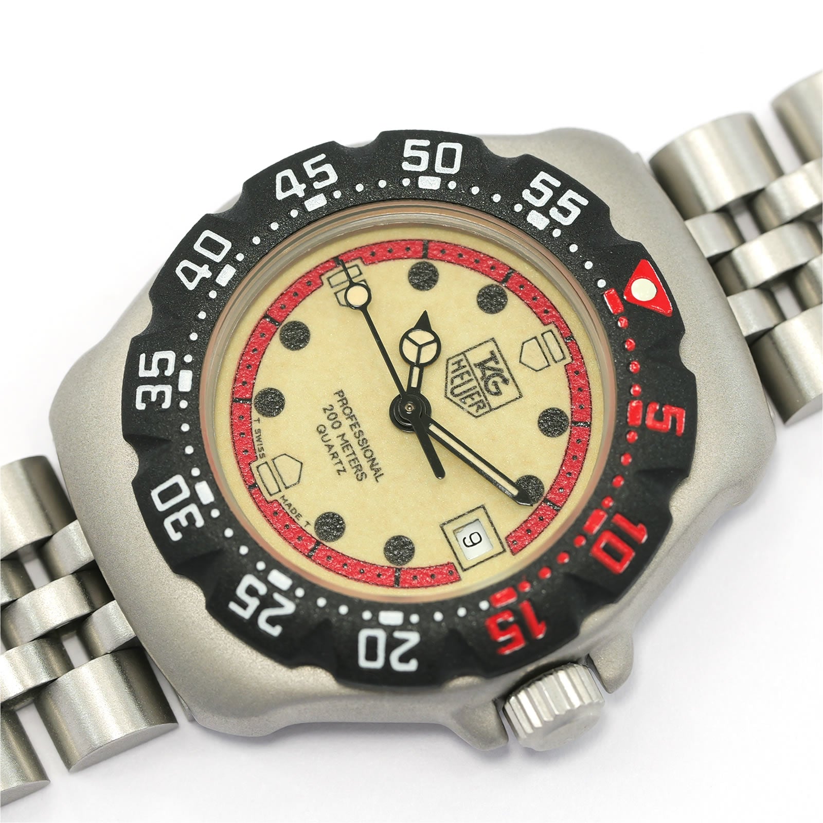 TAG Heuer Formula 1 371.508 Luminous Dial red border