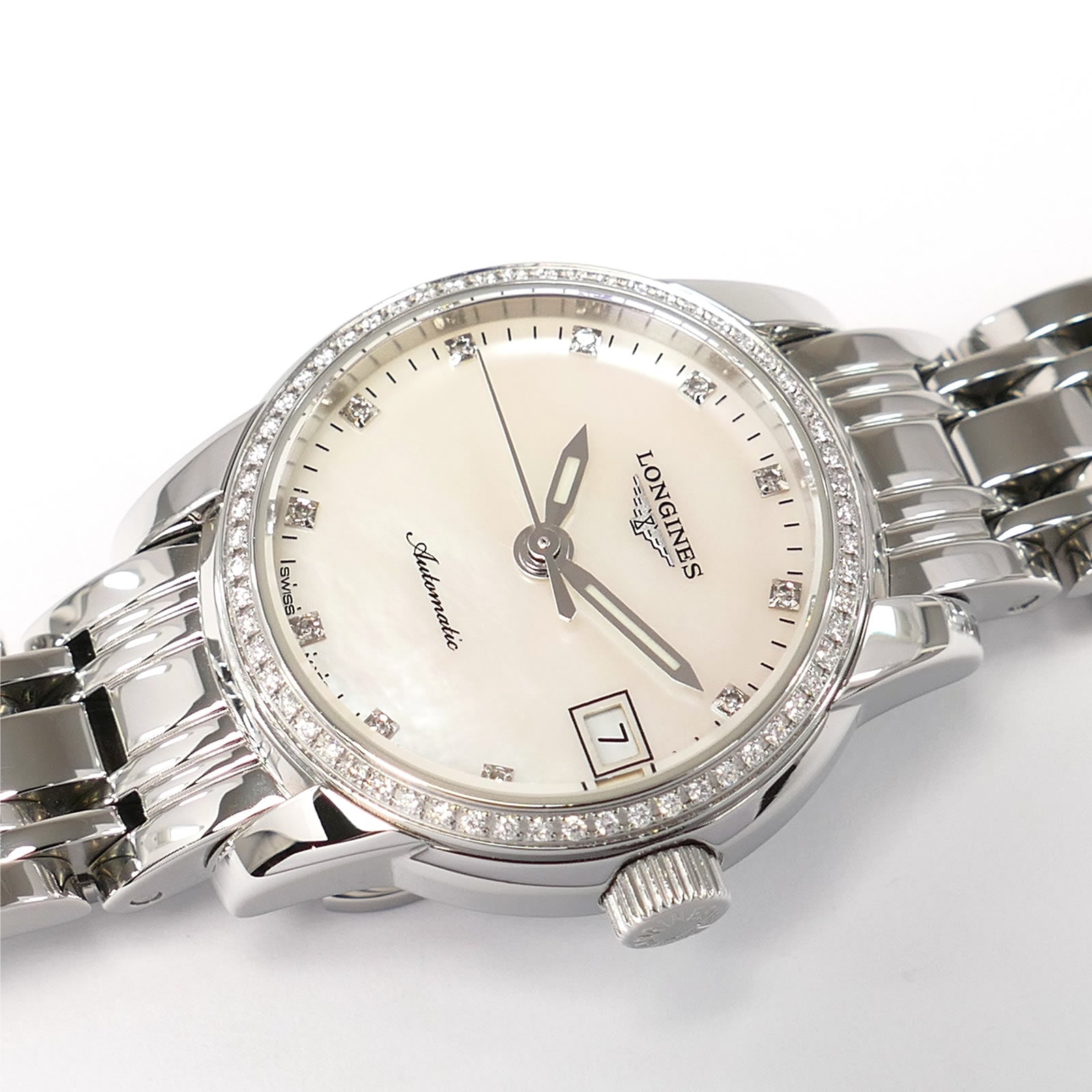 Longines Saint-Imier 71 Diamonds White Mother of Pearl L2.263.0.87.6