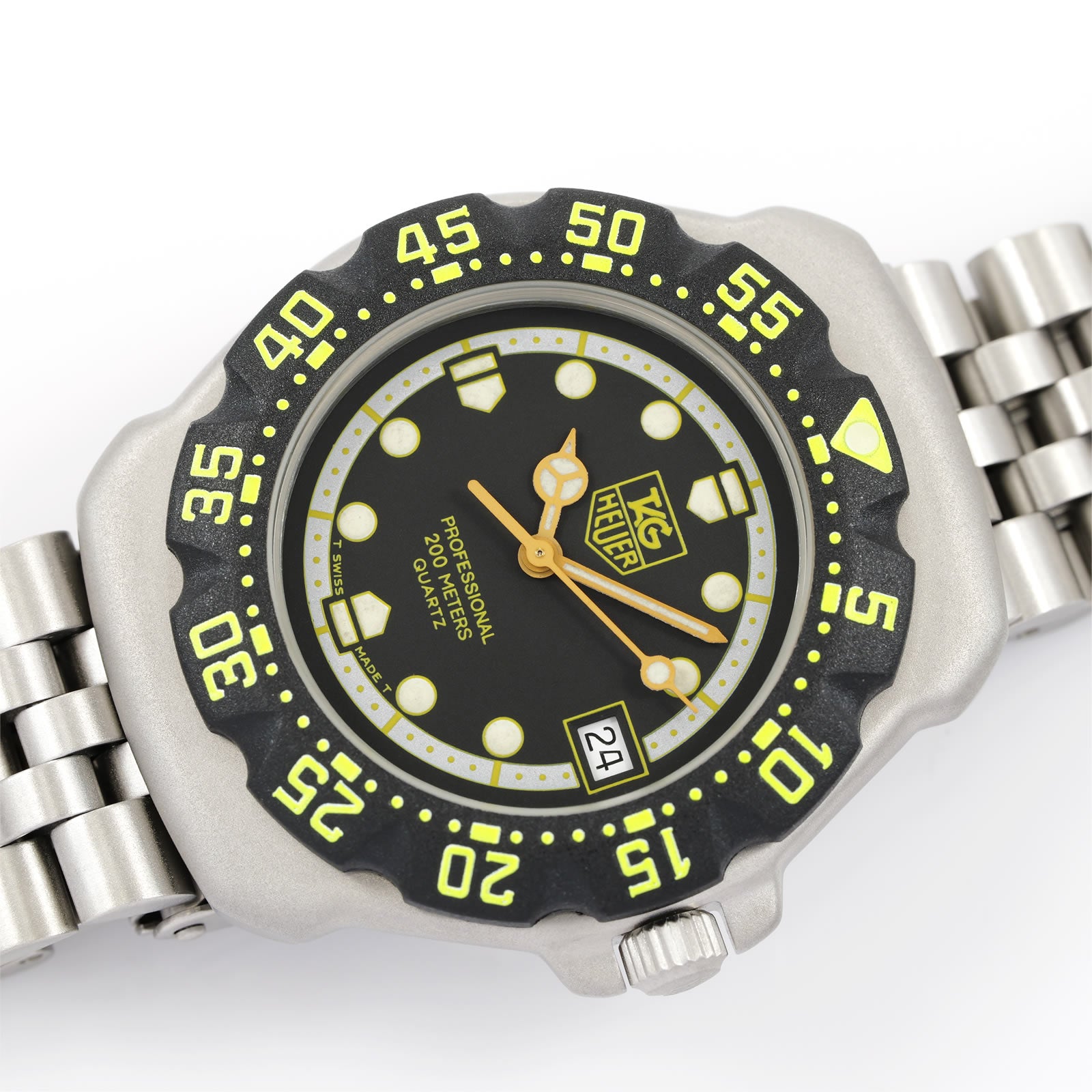 TAG Heuer Formula 1 WA1216 Black & Yellow dial