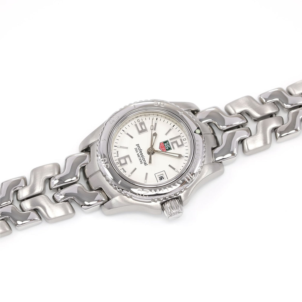 TAG Heuer Link Ladies White Dial Mini Quartz watch with Date WT1414.BA0560