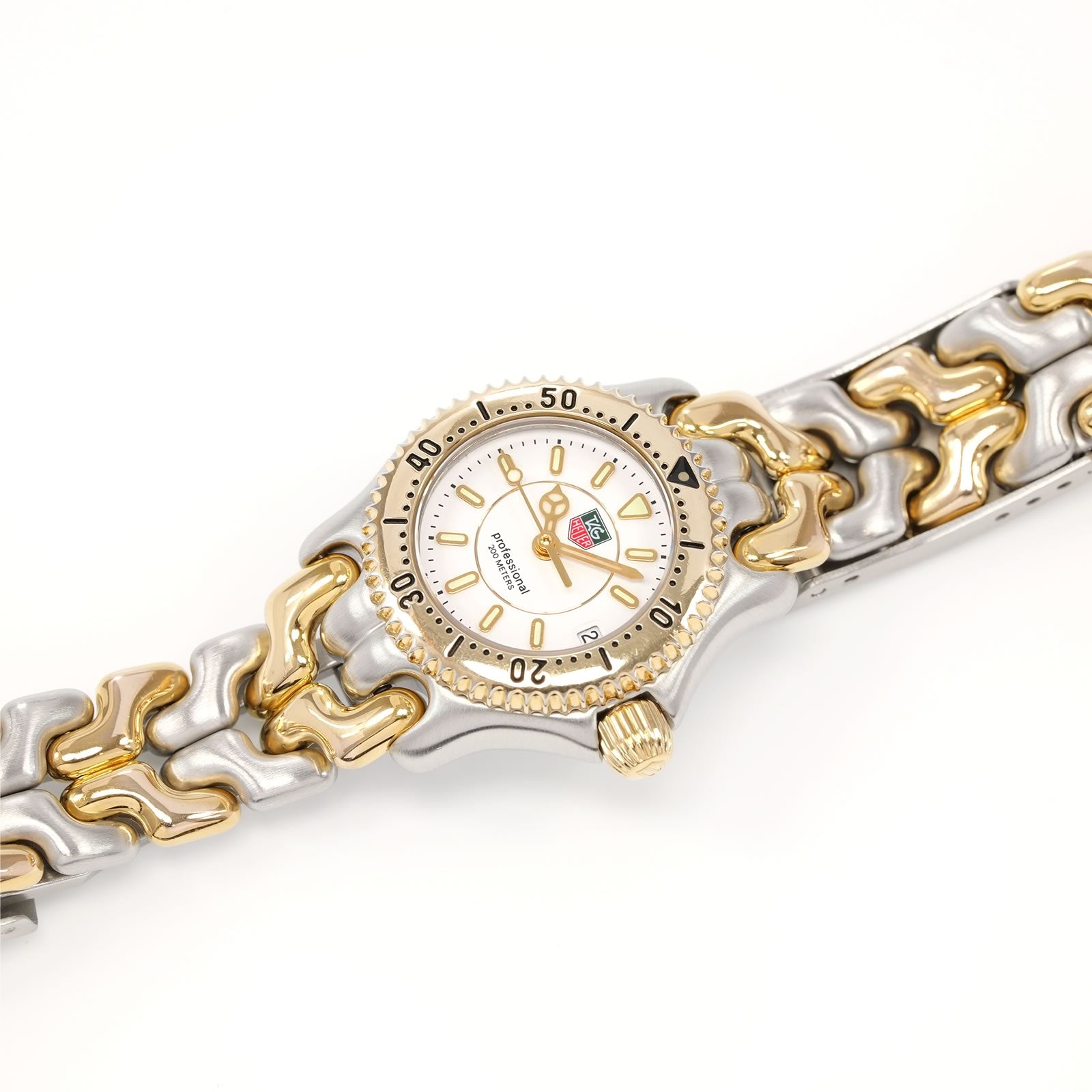TAG Heuer SEL White Dial 18k Gold Plated WG1422.BB0431