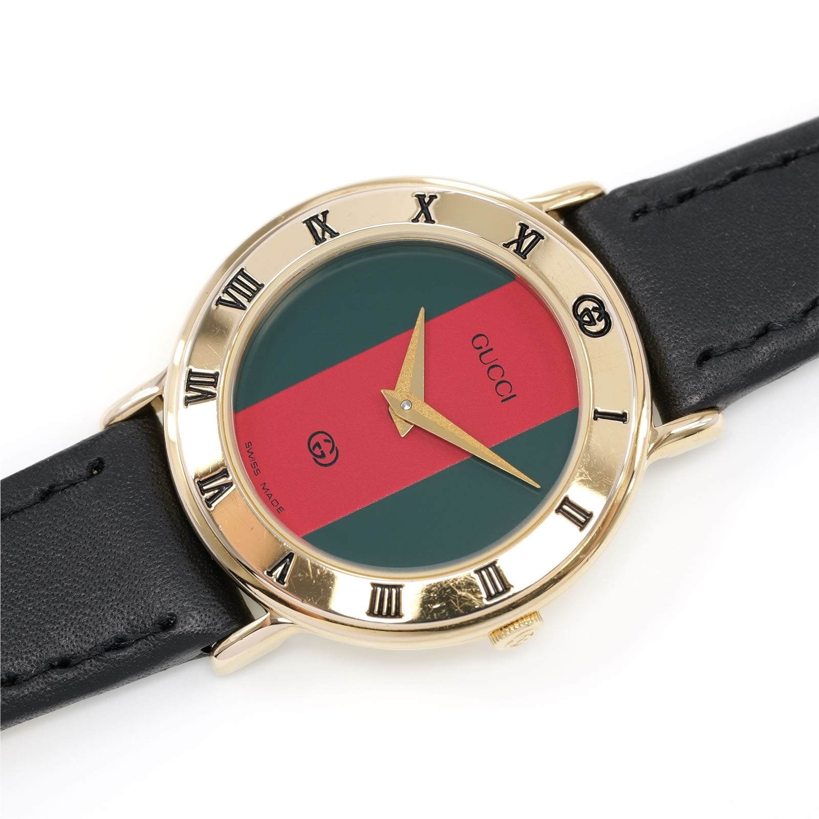 Gucci 3000L Red and Green Dial