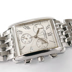 Raymond Weil Don Giovanni Silver Roman Numerals Rectangular 4873-ST-00659