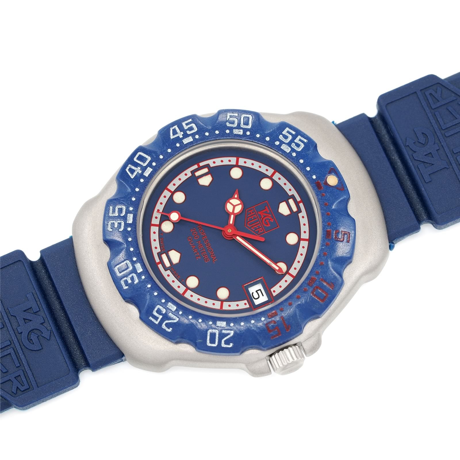 TAG Heuer Formula 1 370.513 Blue dial vintage