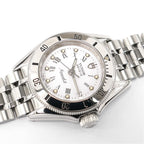 Tudor Monarch II 15850 White Dial with Date and Roman Numerals