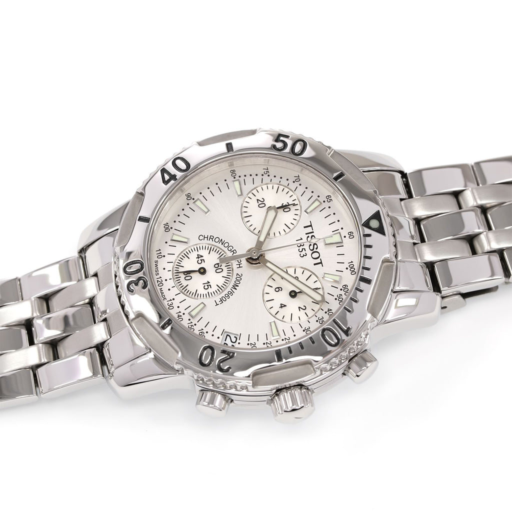 Tissot T-Sport PRS200 Men's Chronograph Silver Dial T17.1.486.33A