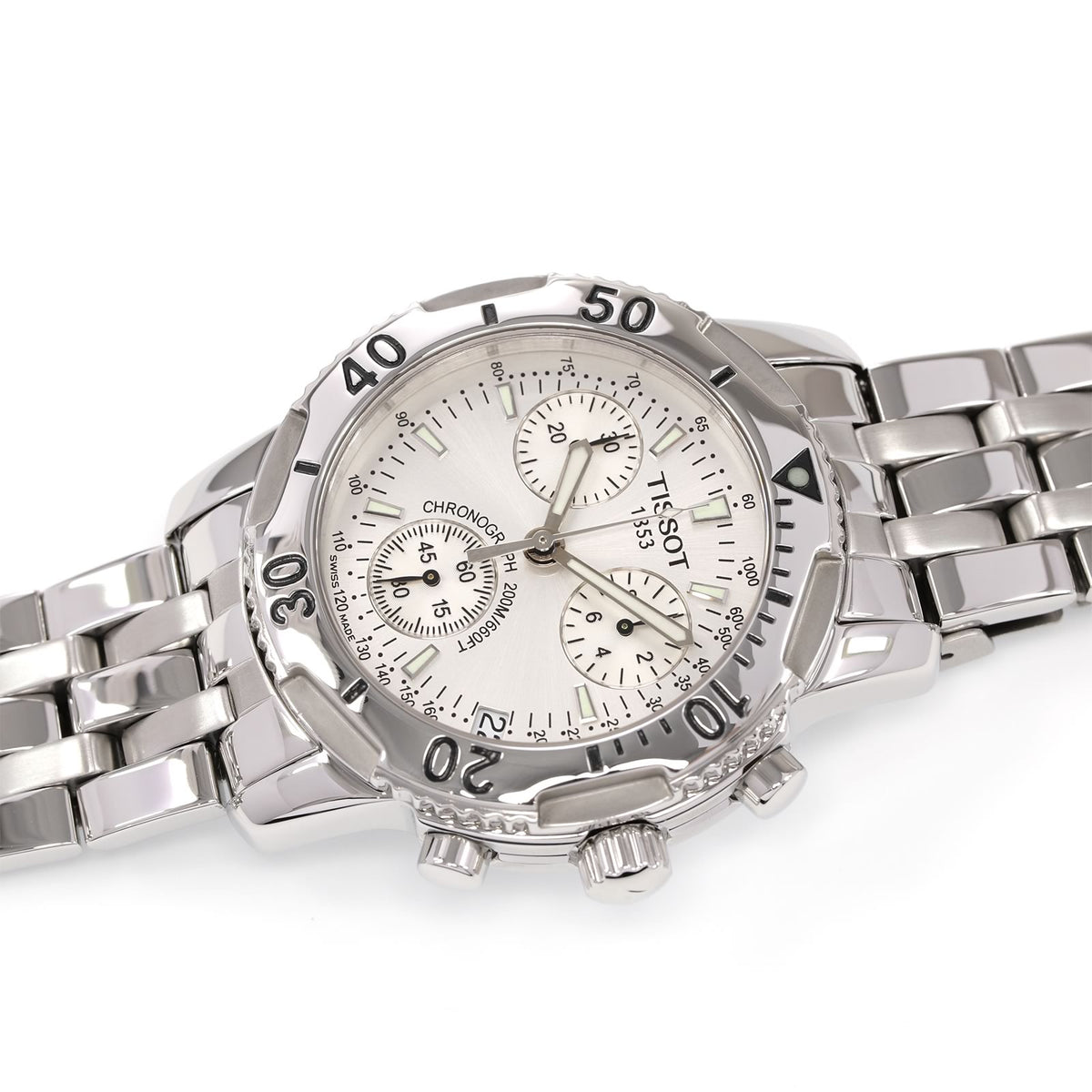 Tissot T-Sport PRS200 Men's Chronograph Silver Dial T17.1.486.33A