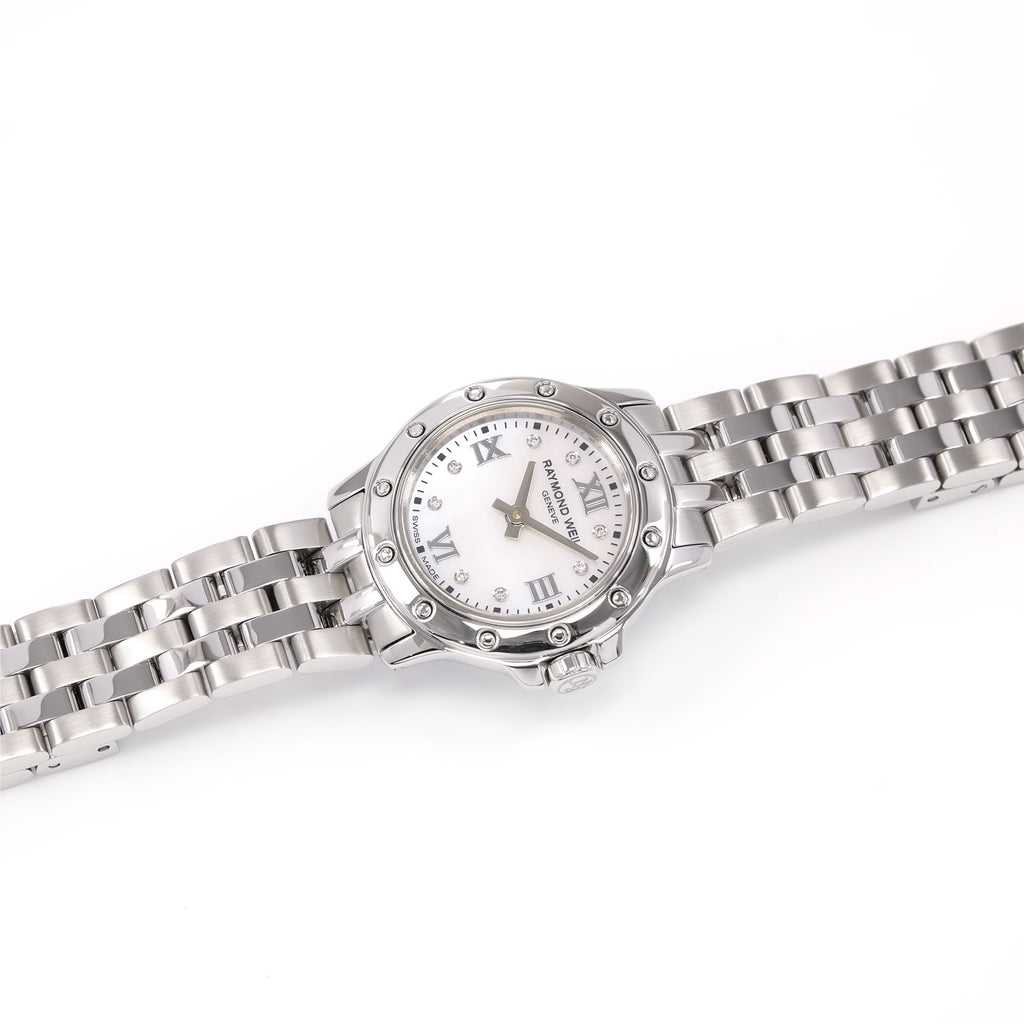 Raymond Weil Tango Ladies White Mother of Pearl and 8 Diamonds watch 5799-ST-00995