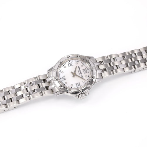 Raymond Weil Tango Ladies White Mother of Pearl and 8 Diamonds watch 5799-ST-00995