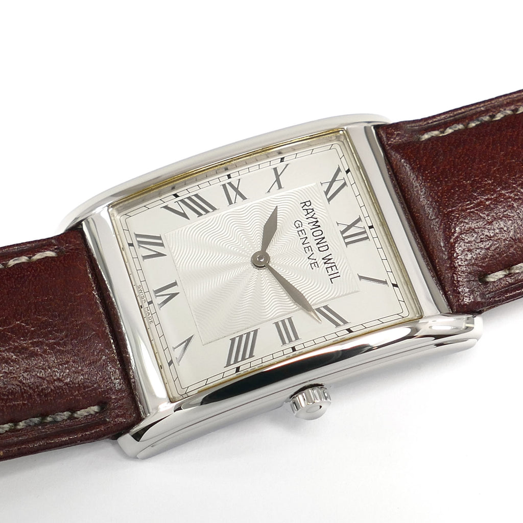 Raymond Weil Don Giovanni 9973/1 Silver Roman Numeral Guilloche Dial