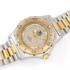 TAG Heuer 3000 Series Silver Dial two tone 18k Gold 934.206