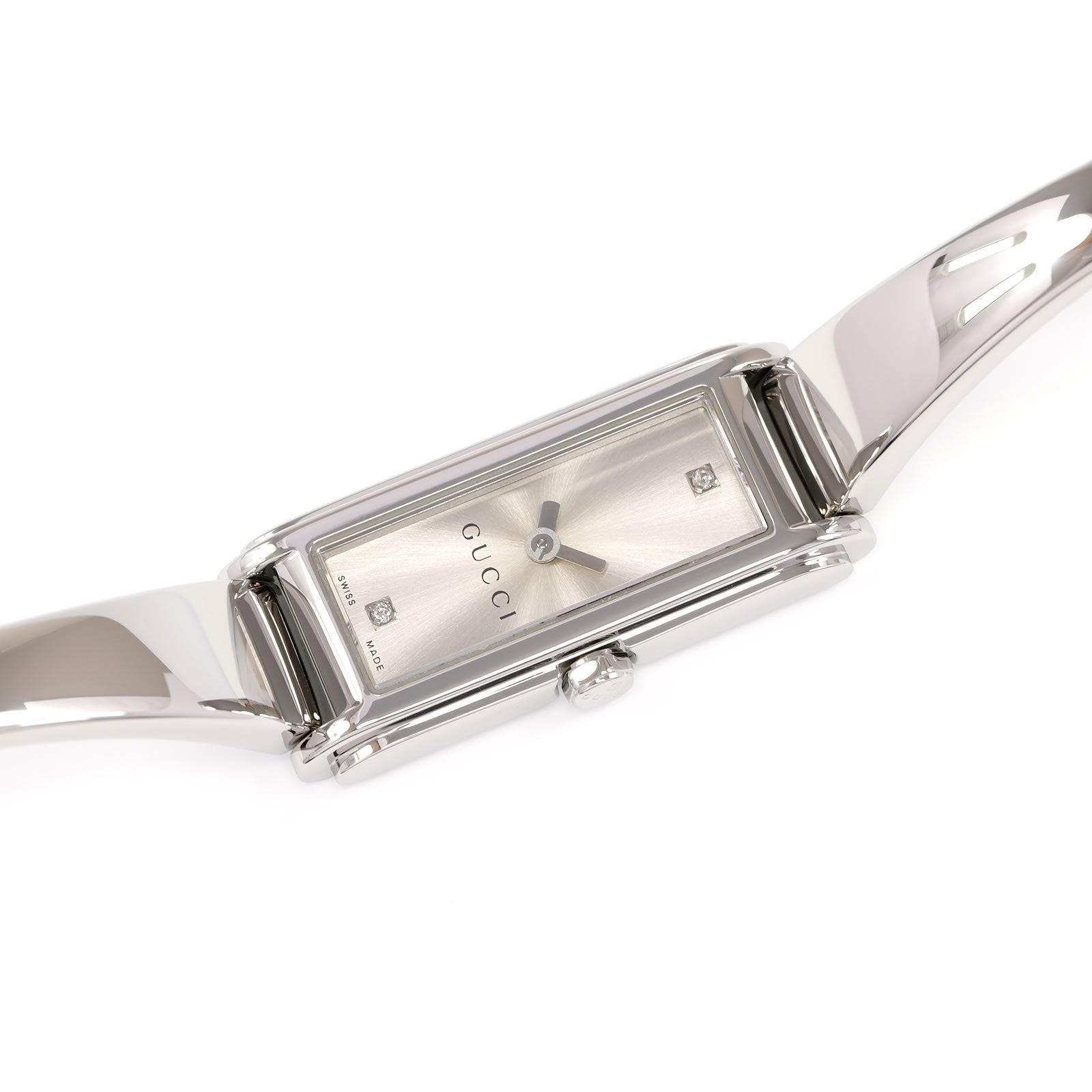 Gucci G-Line 109 Silver Sunburst Dial YA109519