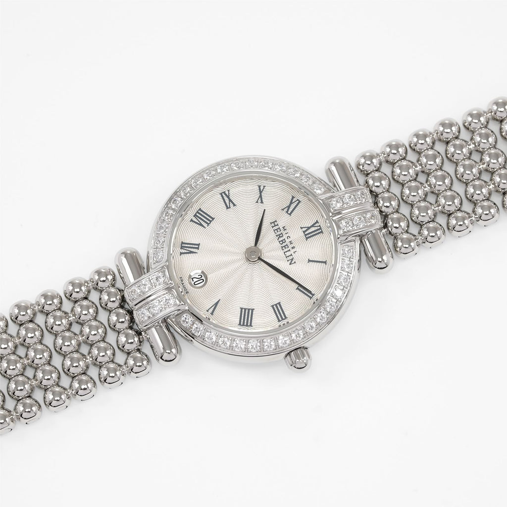 Michel Herbelin Perles 16873.B Silver Guilloche Dial