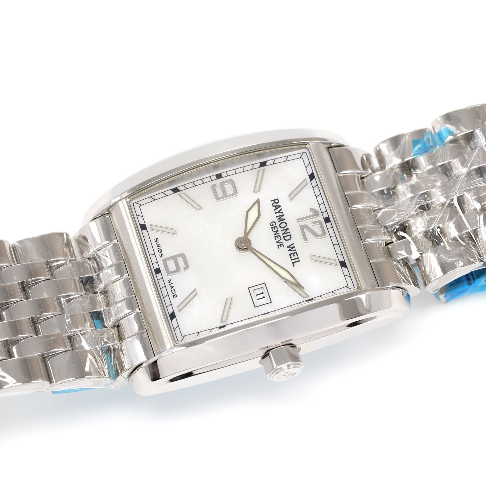 Raymond Weil Don Giovanni 9976 White Mother of Pearl Men's 31mm
