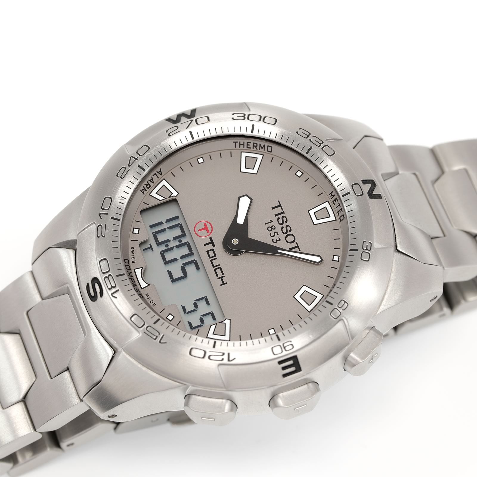 Tissot T-Touch II Men's 43mm Grey Dial Stainless Steel T047.420.11.071.00A