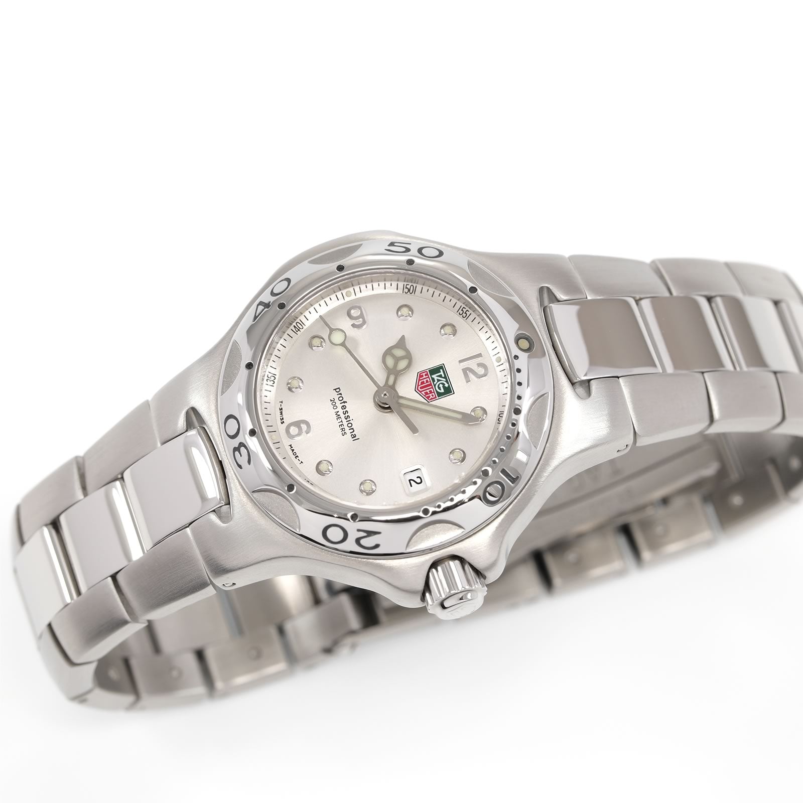 TAG Heuer Kirium WL1314 Ladies 28mm Silver Sunburst Dial with Date