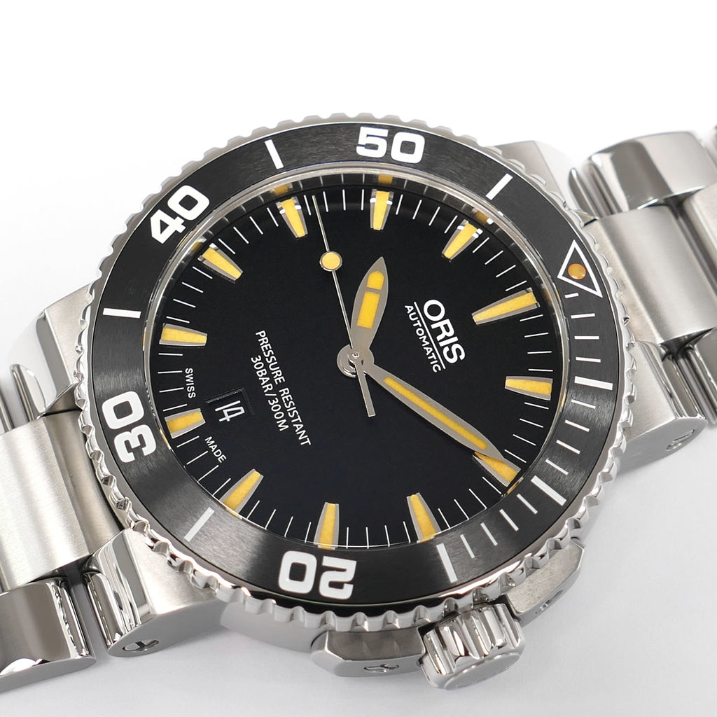Oris Aquis Men's Black Dial Automatic 01 733 7653 4159 